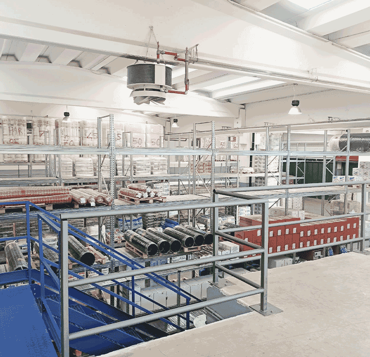 magazzino edile nella zona industriale di Segrate